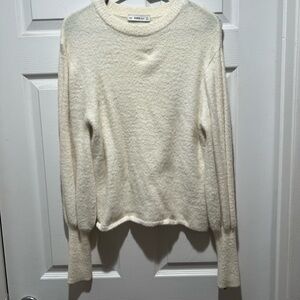 Zara Cream Textured Sweater